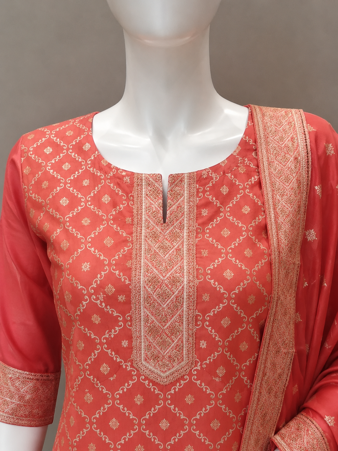 Elegant Orange Salwar Set
