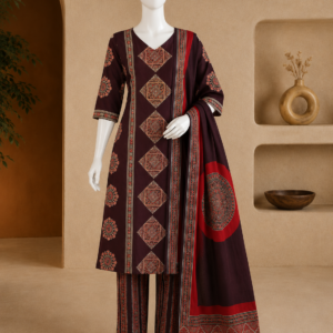 Premium Ethnic 3-Piece Suit Set