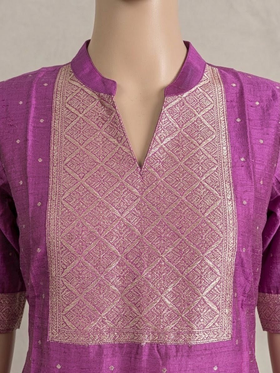 Elegant Magenta Purple Salwar Suit Set - Image 2