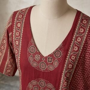 Elegant Maroon 3-Piece Salwar Suit Set